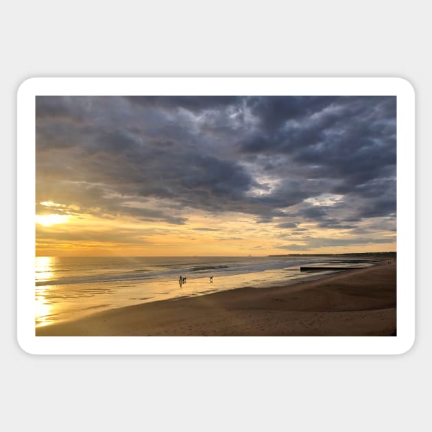 Sunrise on Blyth beach Sticker by Violaman